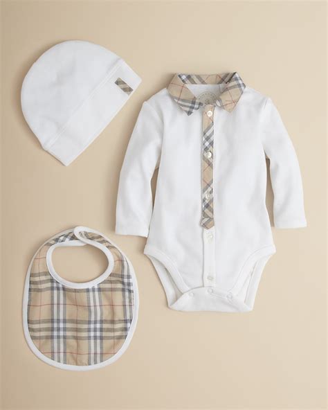 burberry bodysuit baby|burberry outfit baby boy.